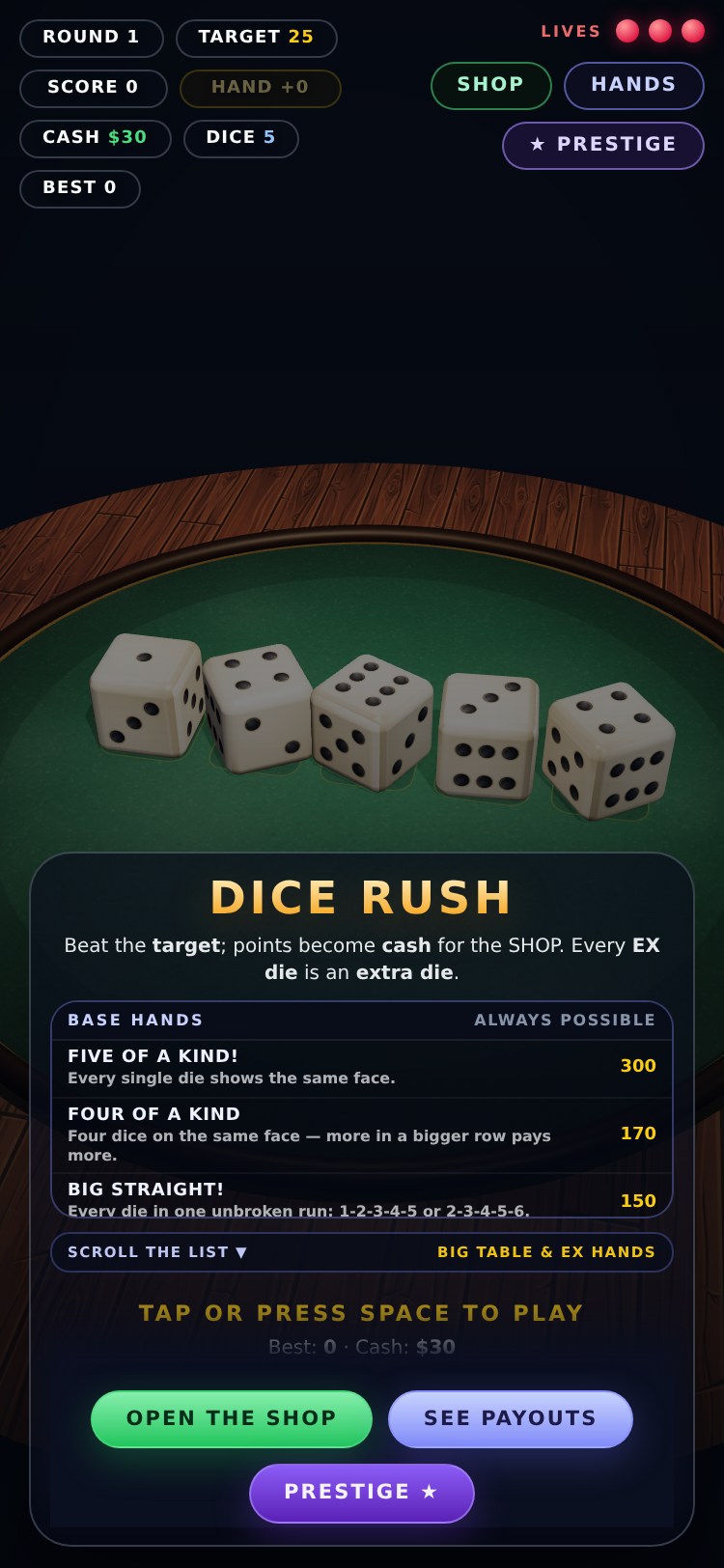Dice Rush screenshot