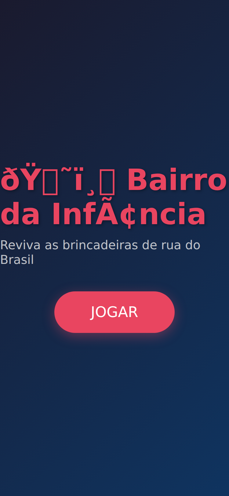 Brazilian Neighborhood Adventures: Childhood Games screenshot