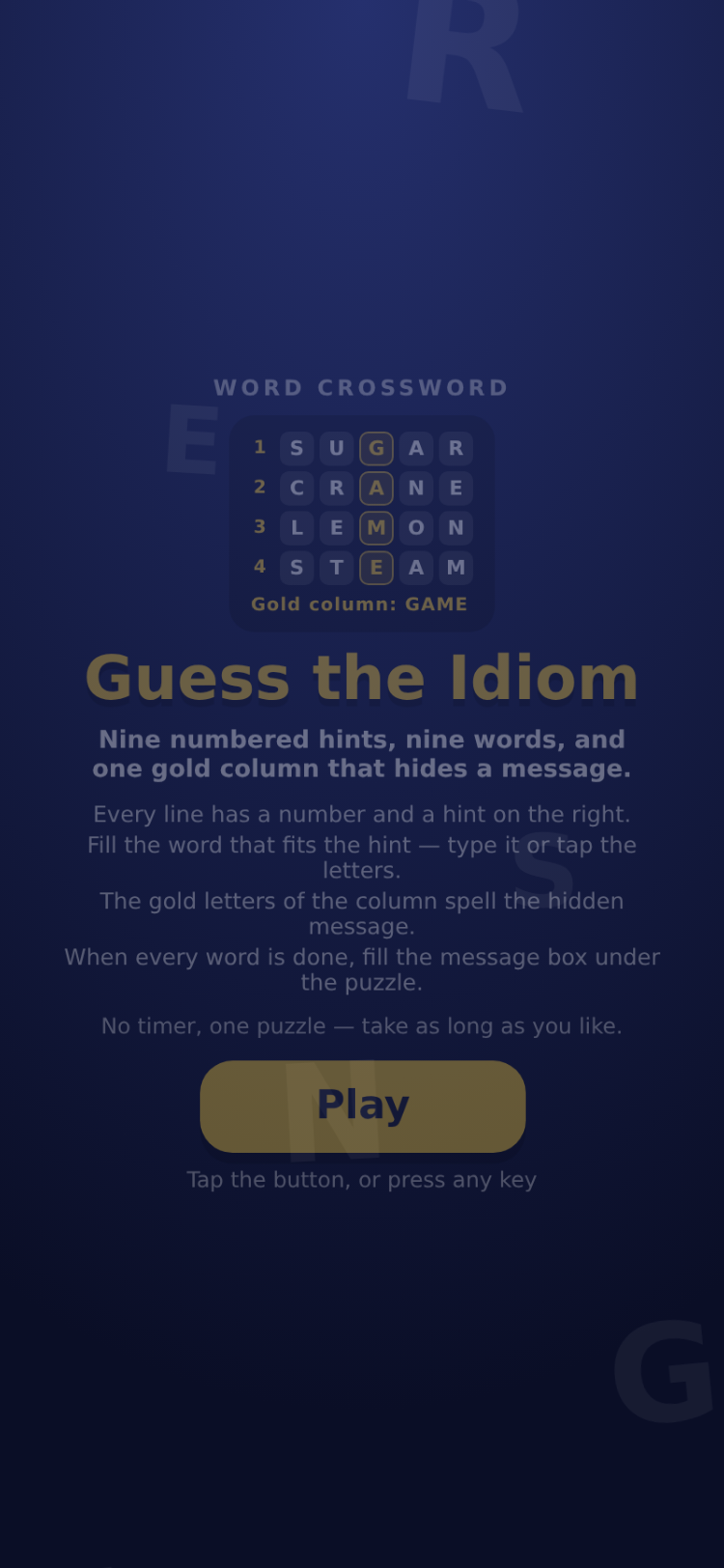 Guess the Idiom screenshot