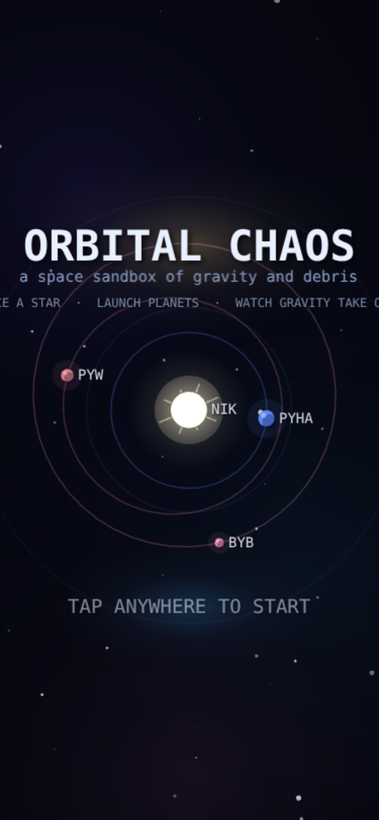 Orbital Chaos screenshot