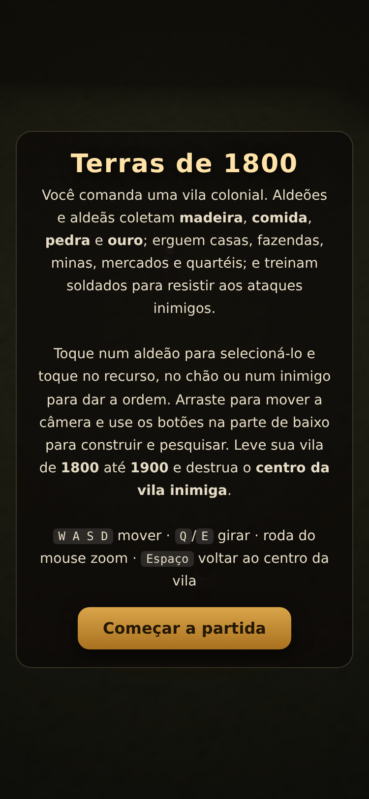 Era of Settlement: 1800s RTS