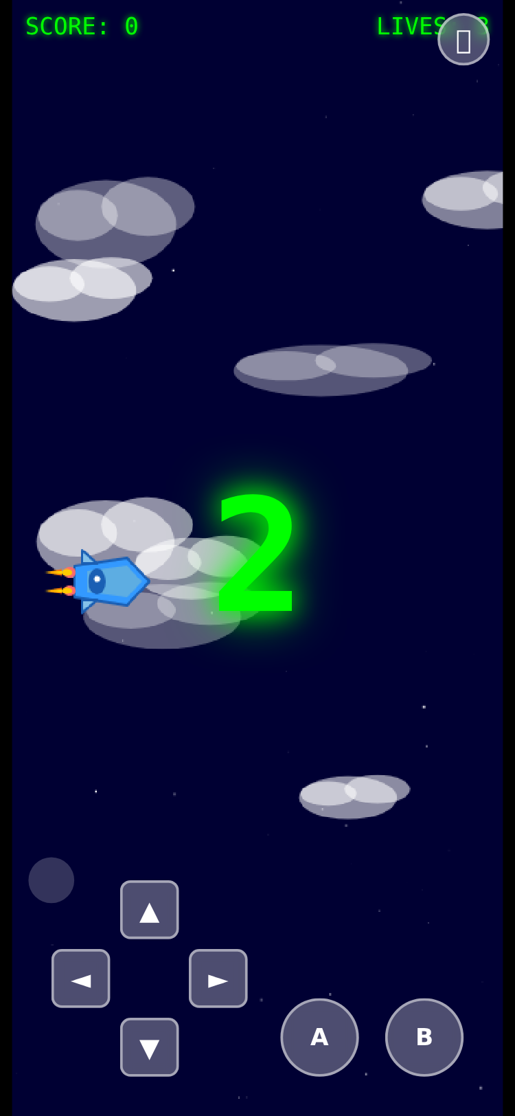 Sky Defender: Horizontal Shooter screenshot