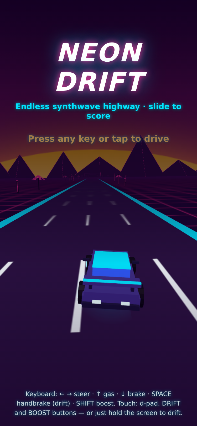 NEON DRIFT screenshot