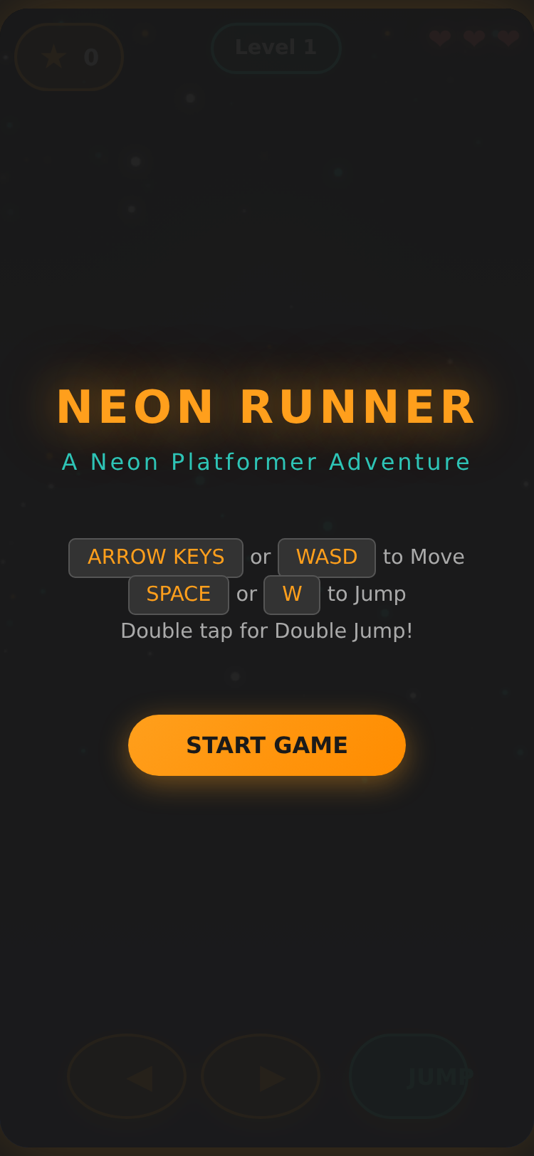 Cosmic Platform Adventure screenshot