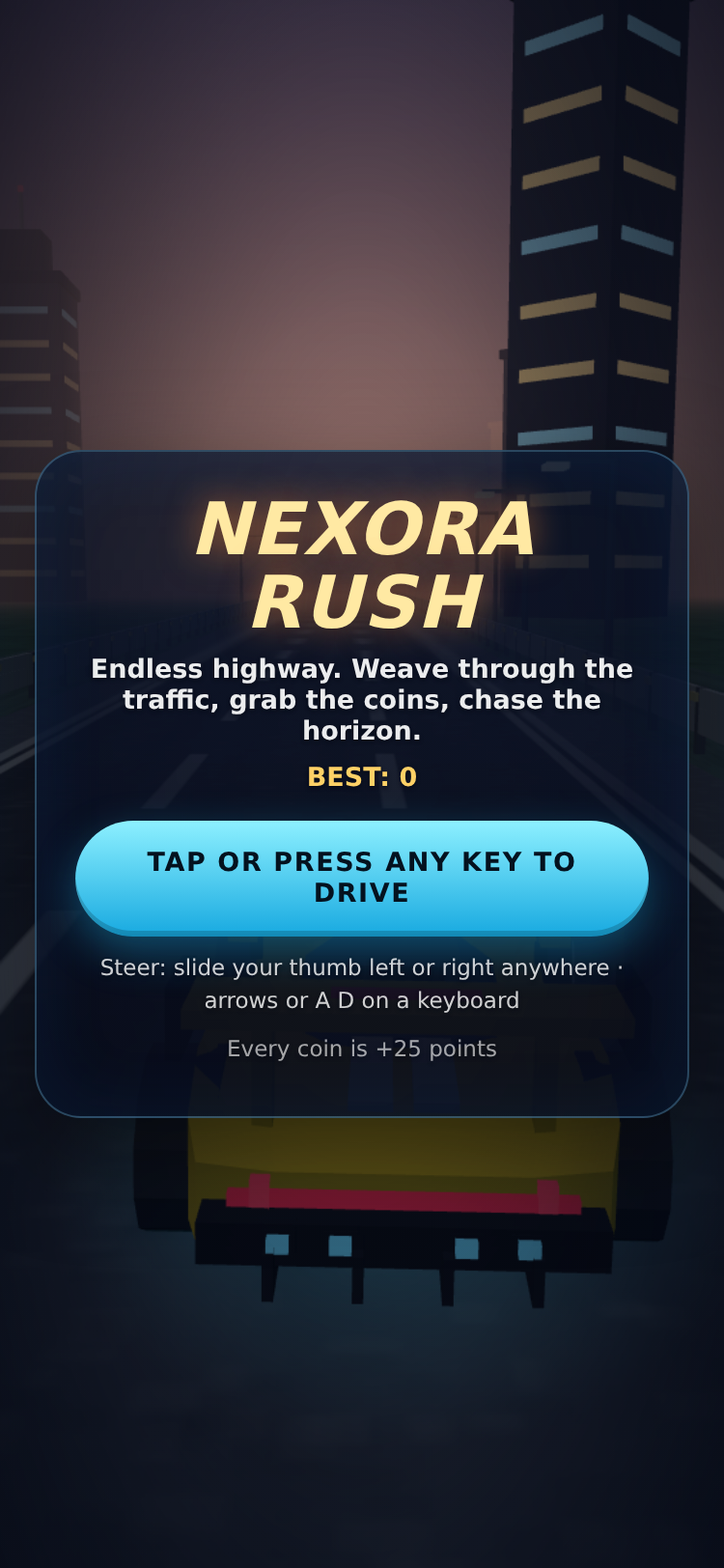 Nexora Rush screenshot