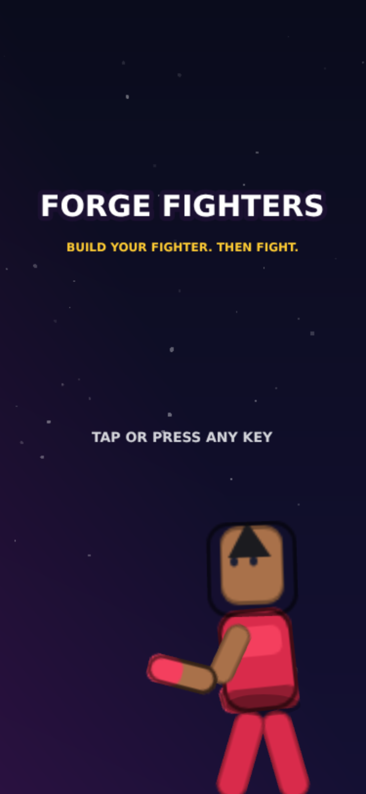 Fighter Forge: 2.5D Character Creator & Arena screenshot