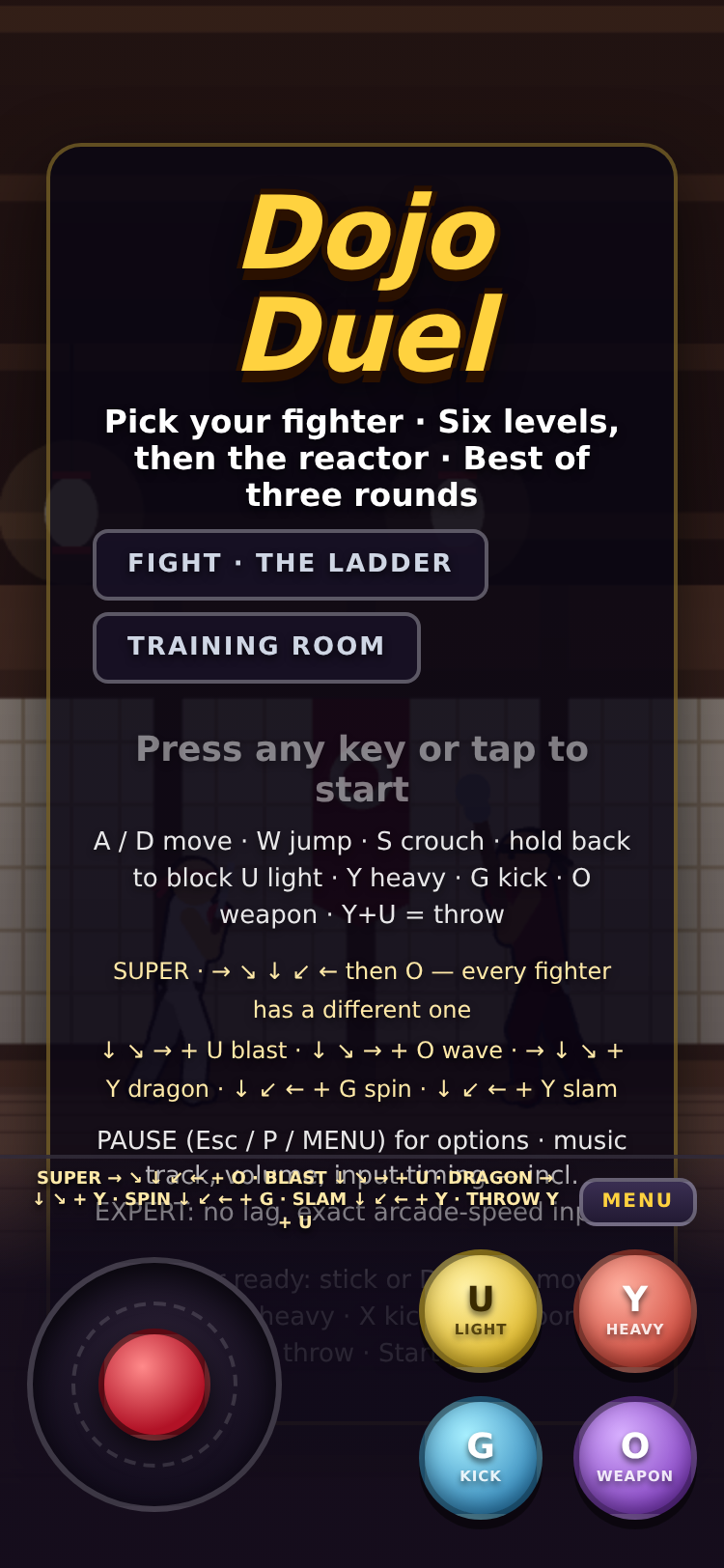 Dojo Duel screenshot