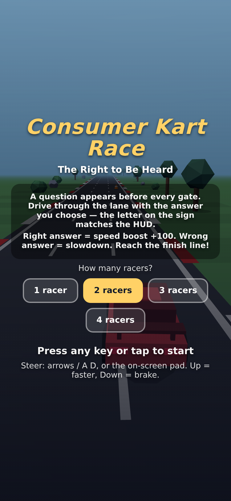Consumer Kart Race screenshot
