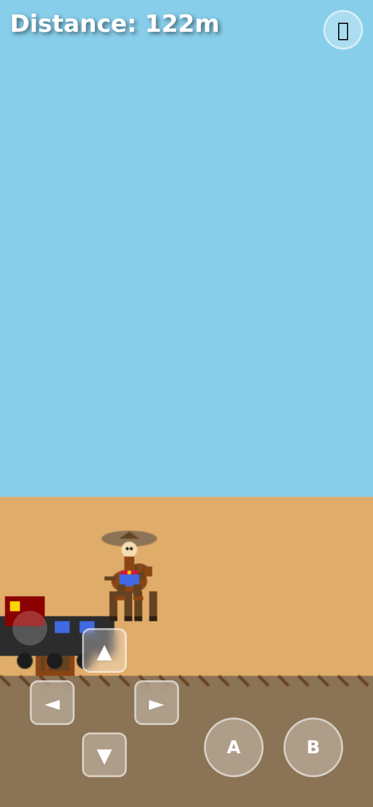 Cowboy Train Race screenshot