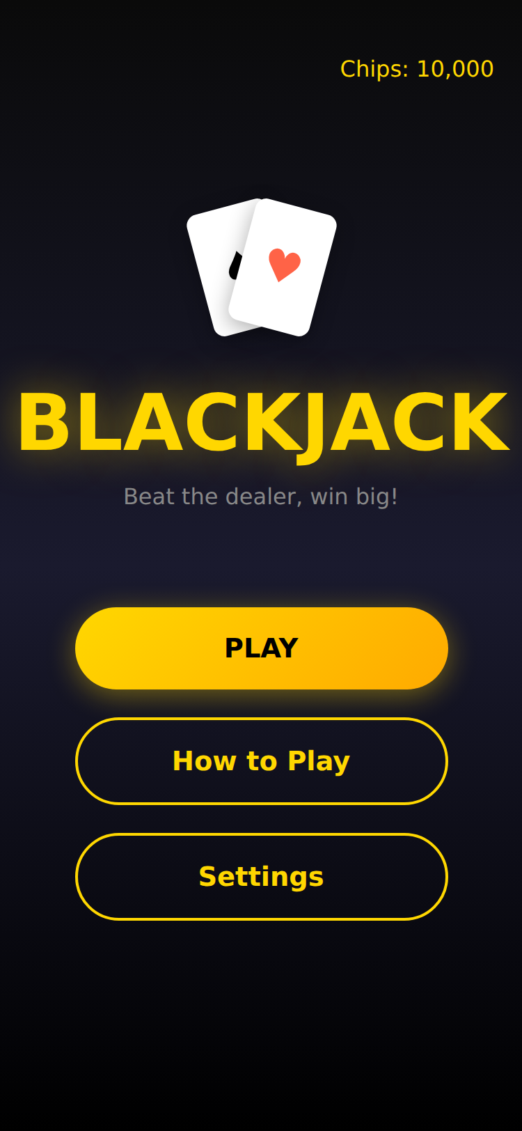 Blackjack screenshot