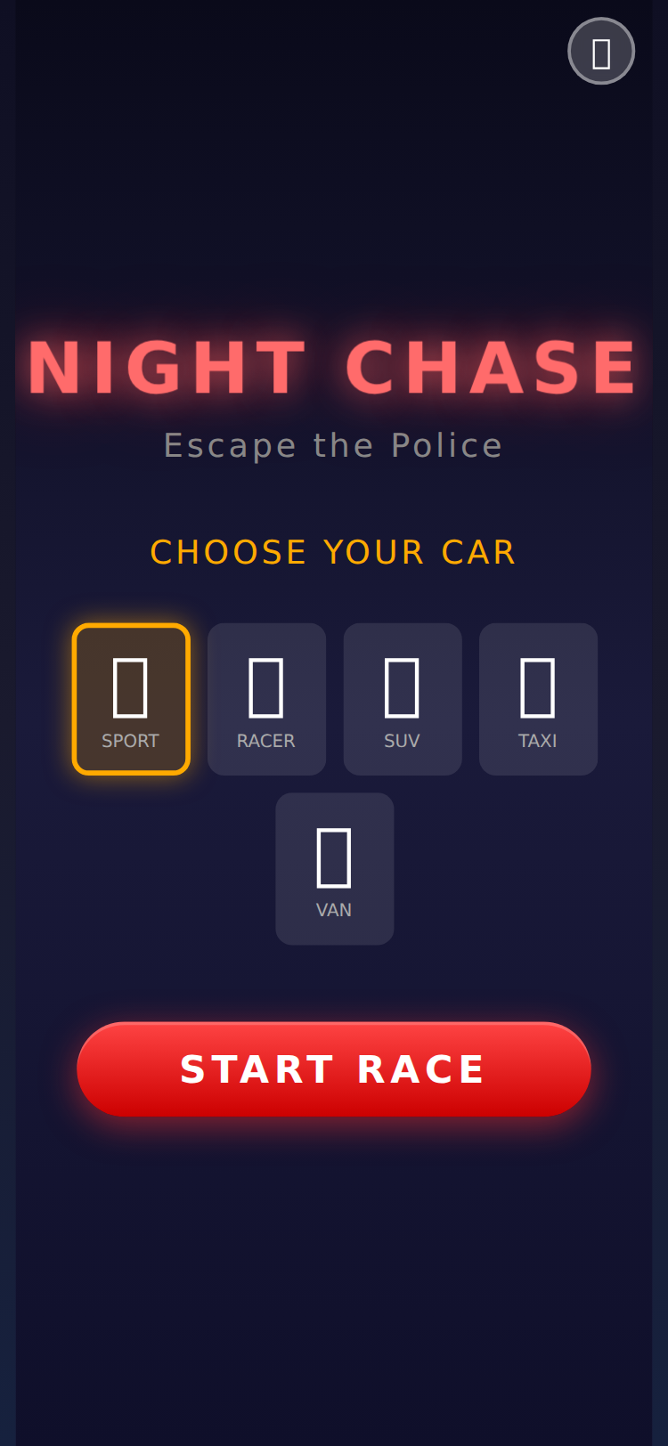 Night Chase Racing screenshot