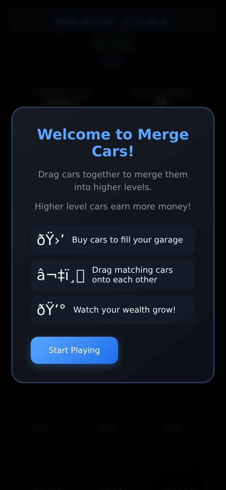 Merge Cars screenshot