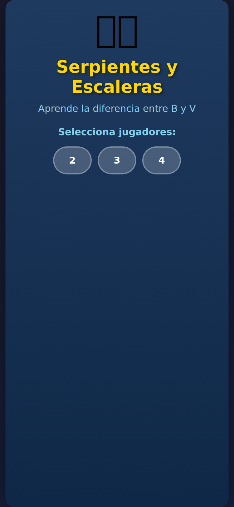 B y V Snakes & Ladders screenshot
