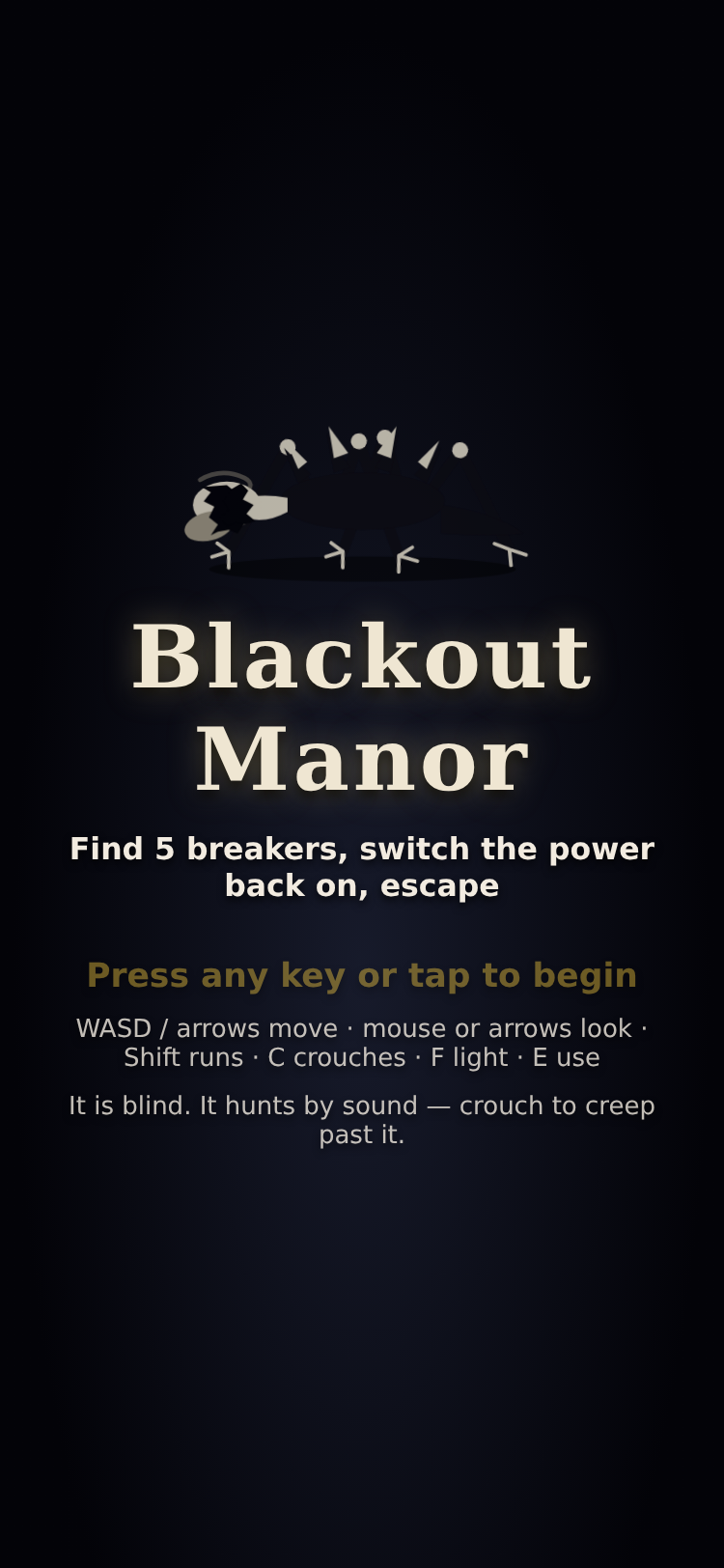 Blackout Manor screenshot