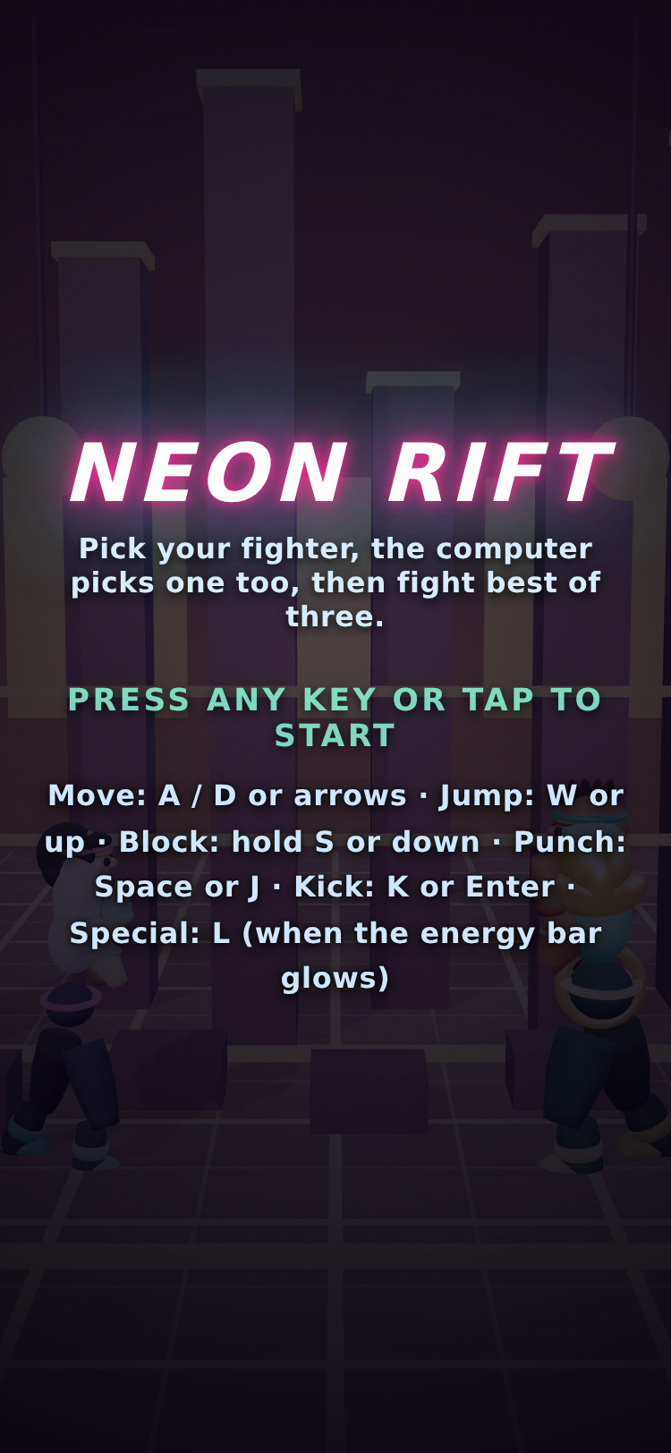 Neon Rift screenshot