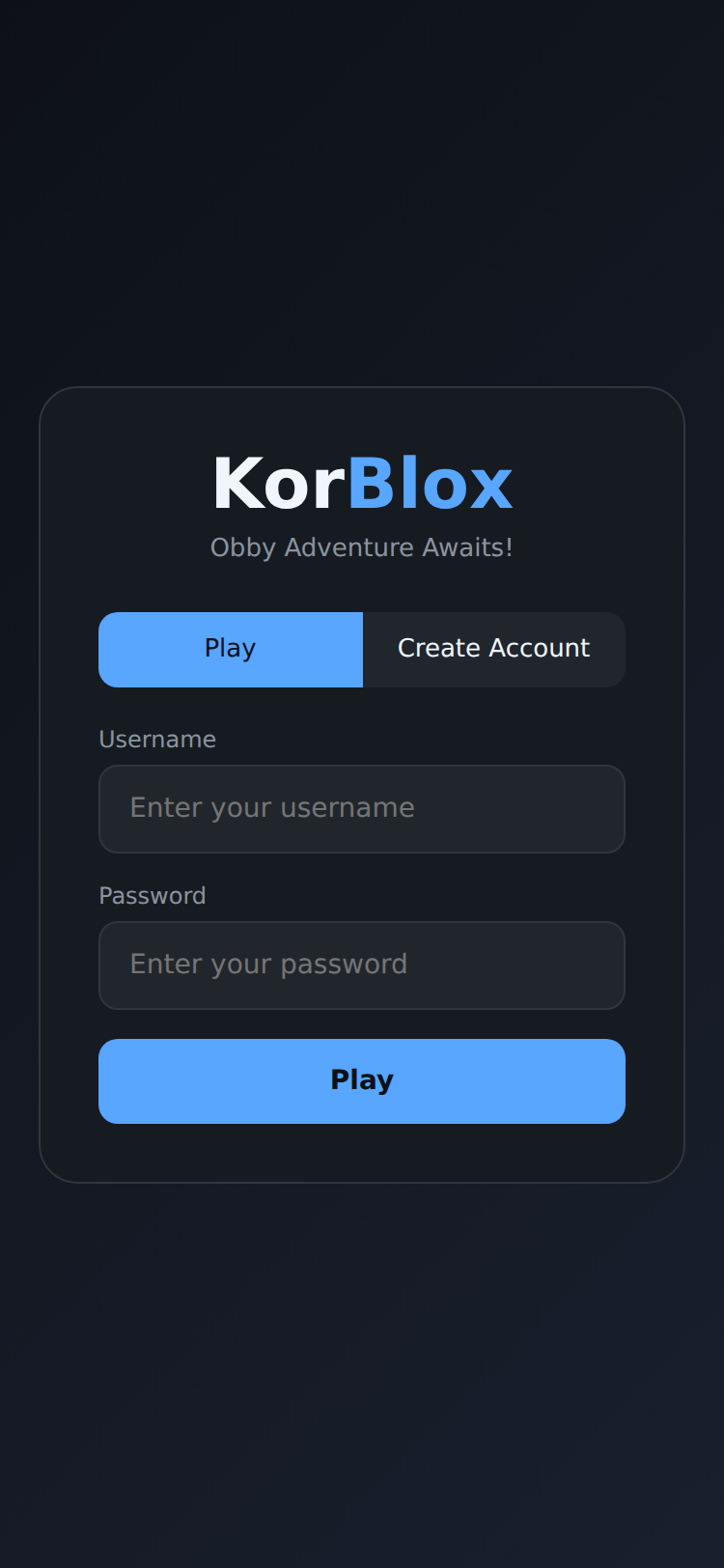 KorBlox - Mobile Sandbox Gaming Platform thumbnail
