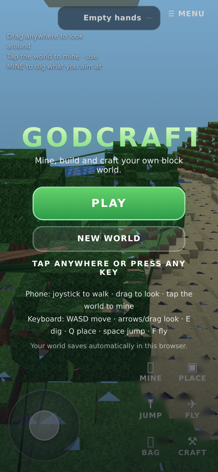 Godcraft screenshot