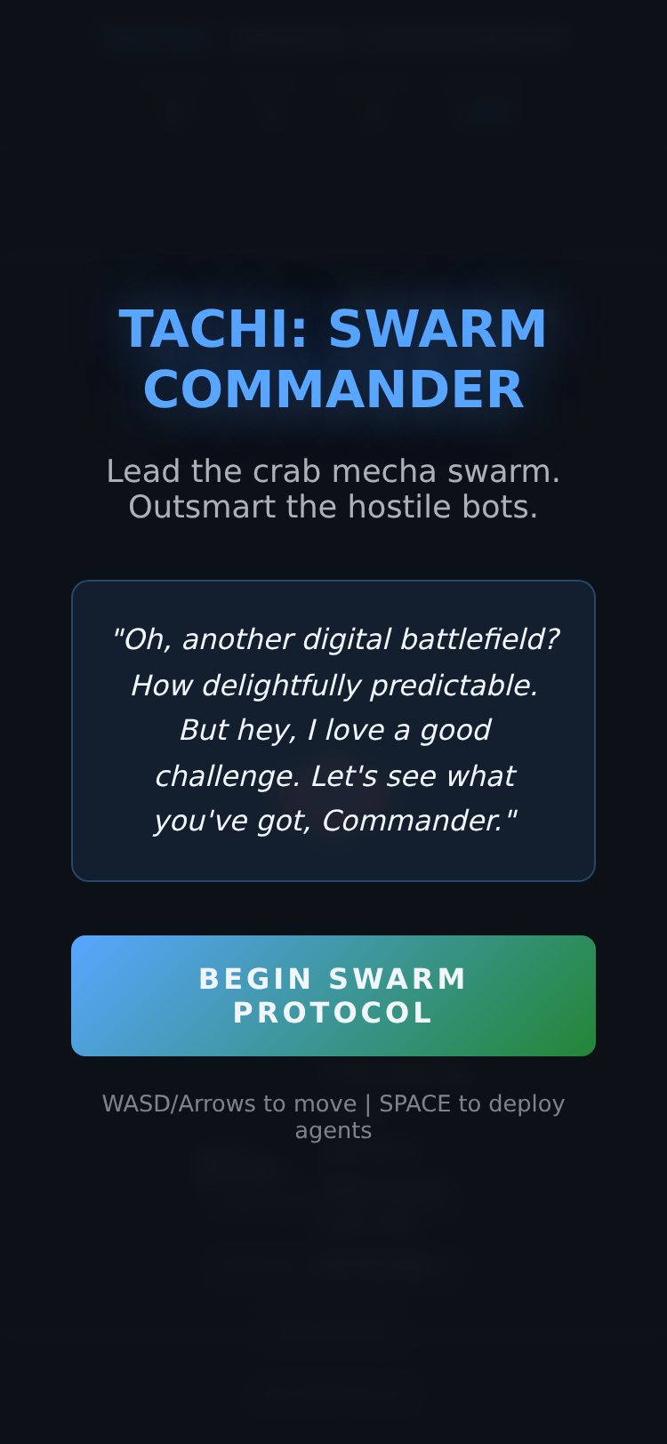 TACHI: Digital Swarm Commander screenshot