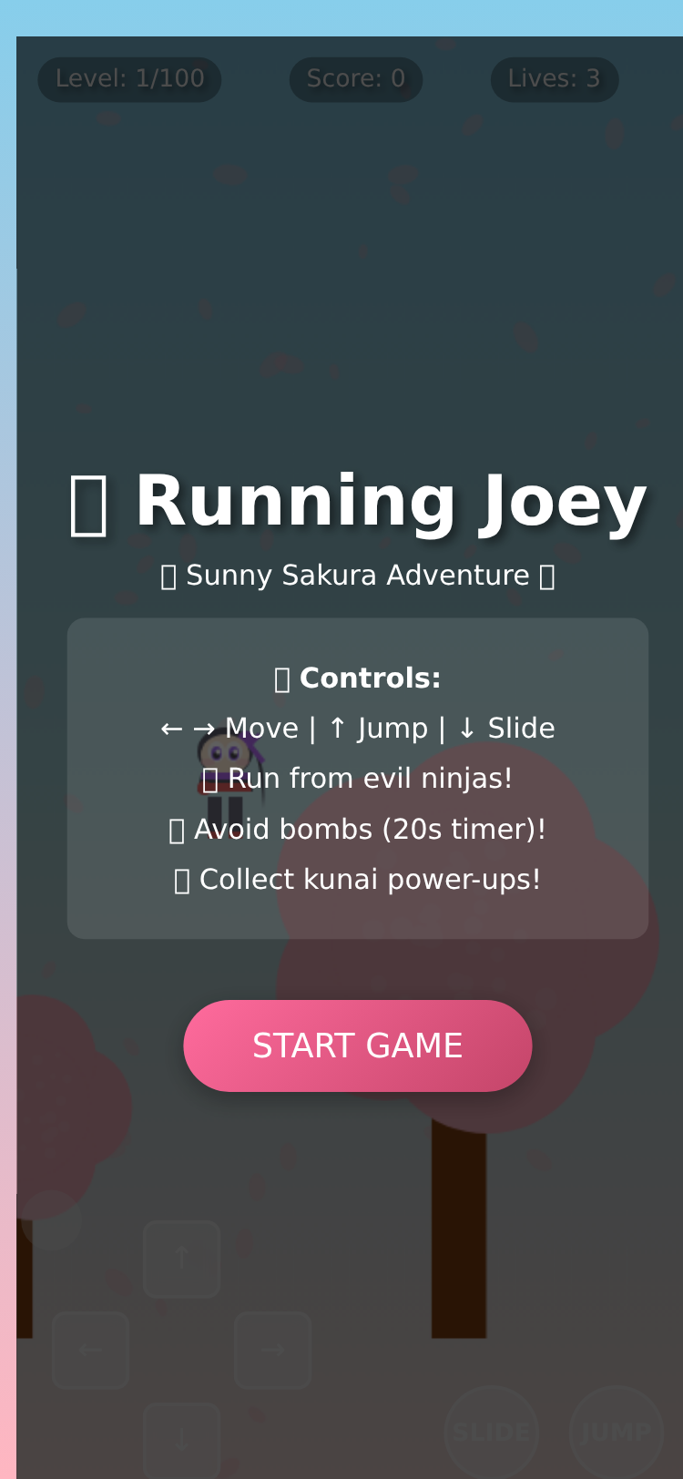Running Joey - 2D Platformer Game thumbnail