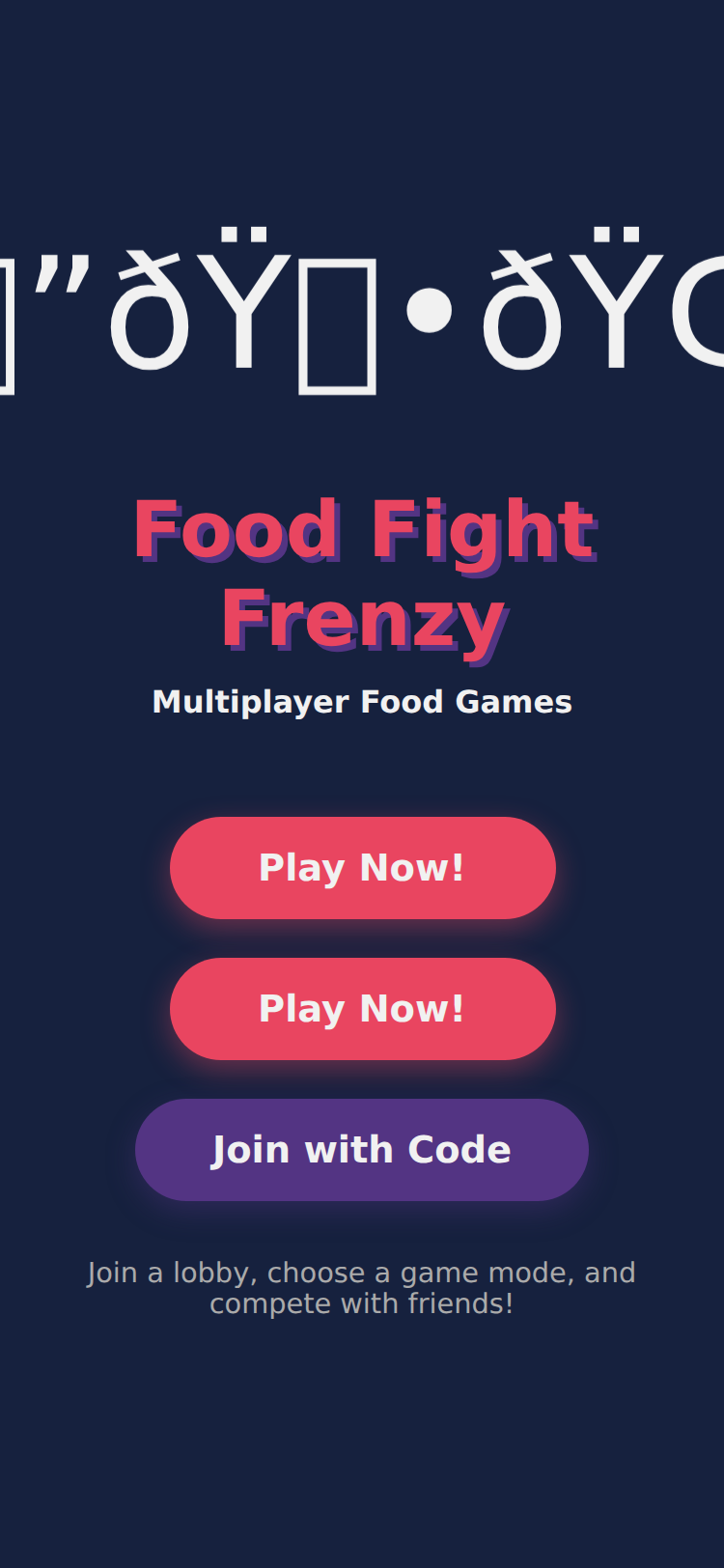 Food Frenzy Multiplayer screenshot